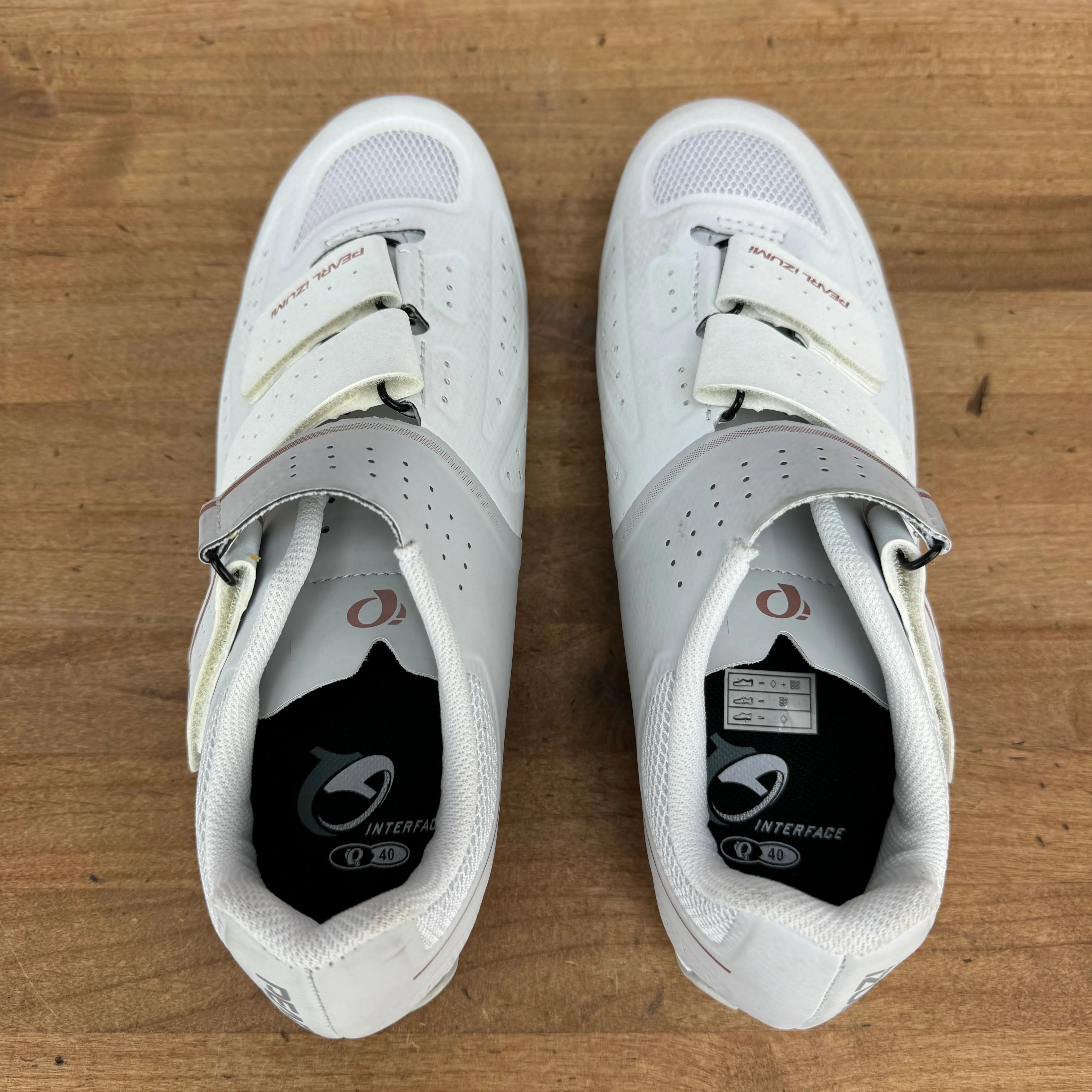 New! Pearl iZumi W Select Road V5 Women's 40 EU 3-Bolt Cycling Shoes White