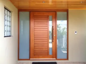 Noir - Exterior Modern Solid Wood Pivot Door