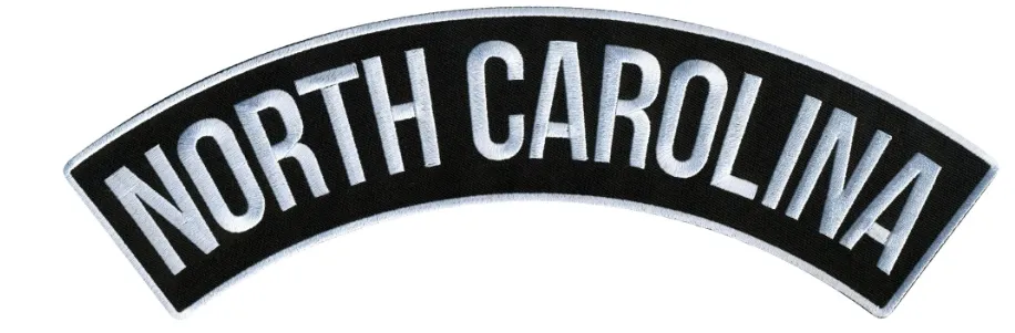 PATCH - NORTH CAROLINA TOP 12"-PPM4065 : 12W 3H