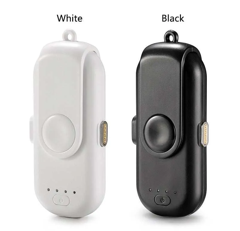 Portable Phone Charger ABS Black/white - Compatible with iPhone Models