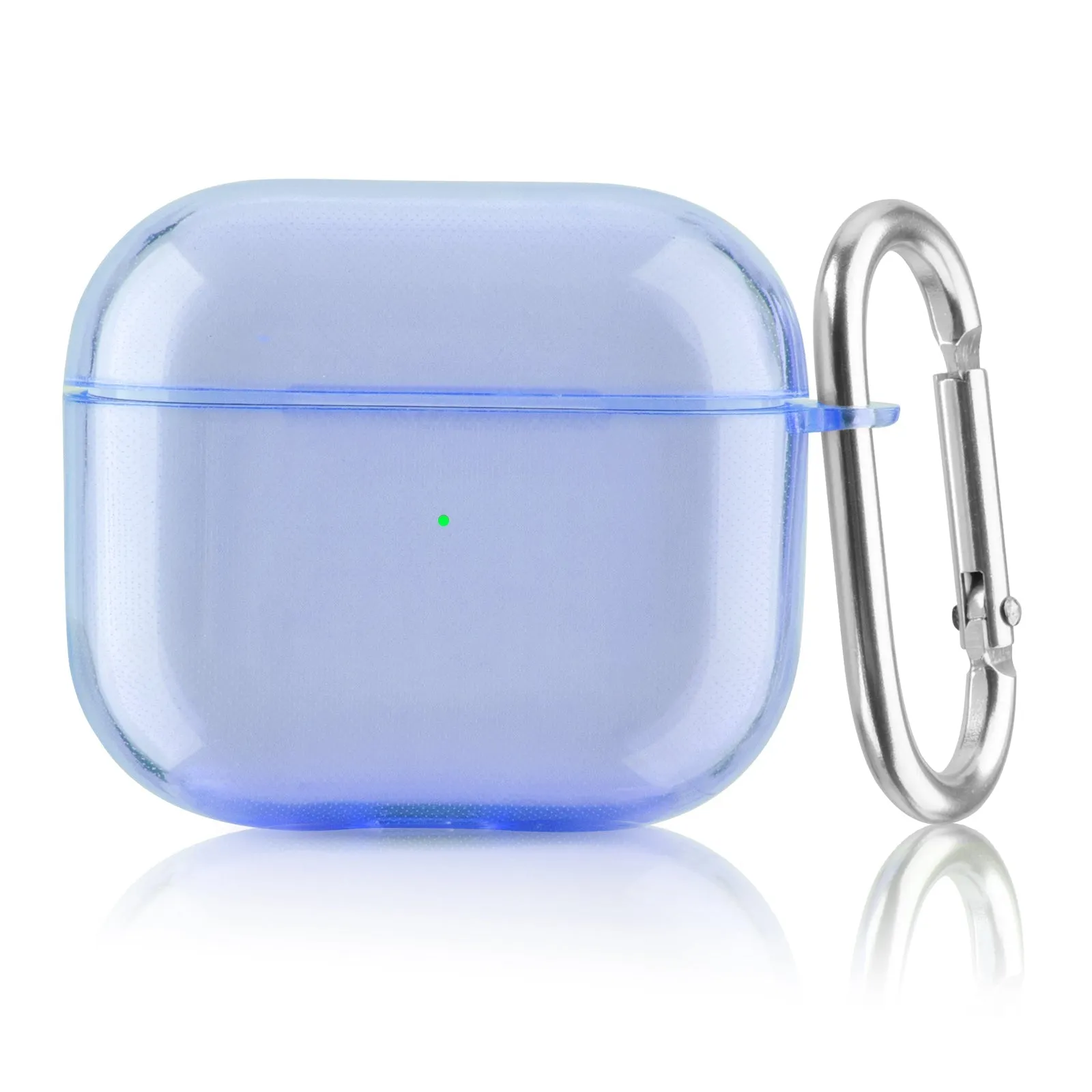 Protective TPU Clear Case for AirPods 3 Case Generation 3rd with Keychain