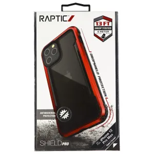 Raptic Shield Pro Series Case for Apple iPhone 12 Pro Max - Clear/Red/Black