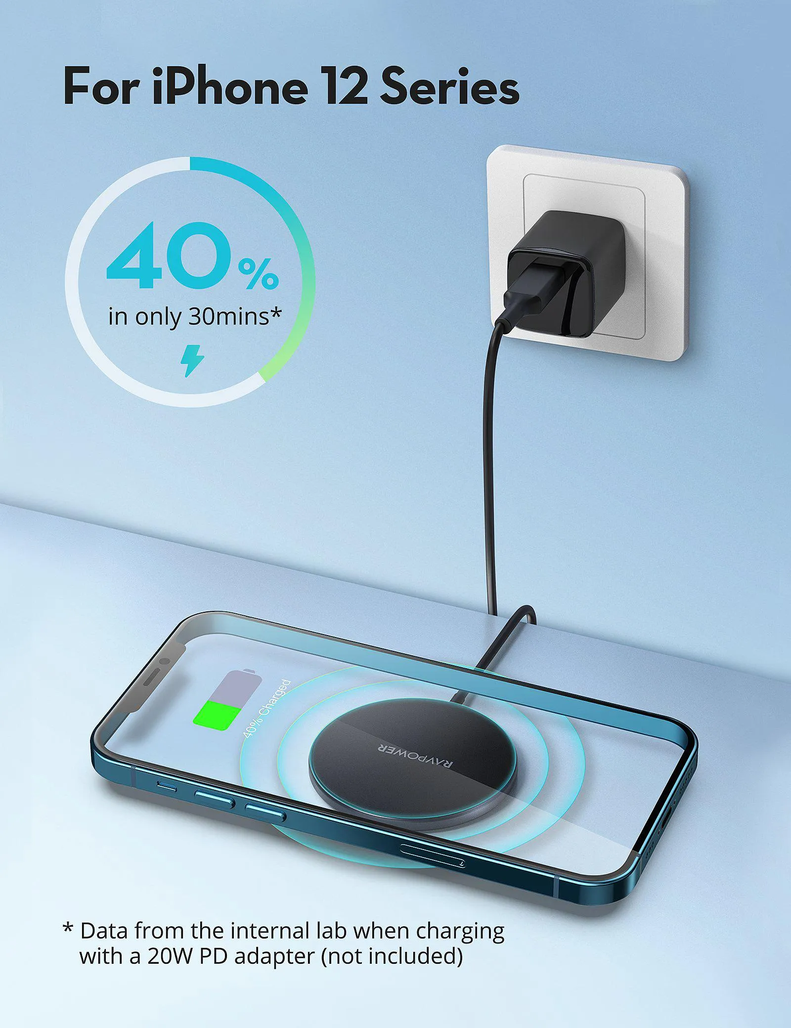 RAVpower Magnetic Wireless Charger