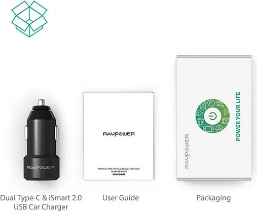 RAVPower RP-PC022 Car Charger