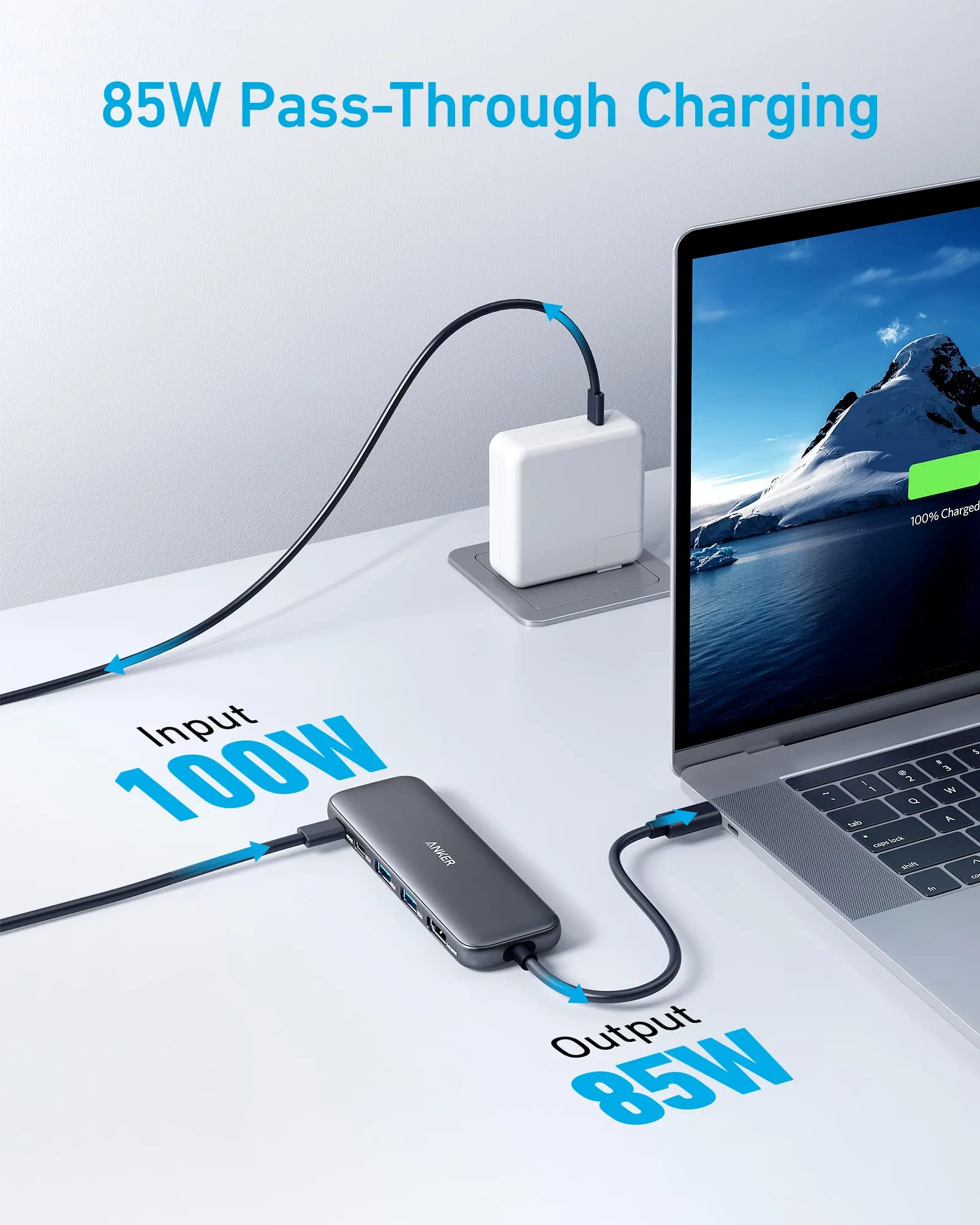 Refurbished Anker <b>332</b> USB-C Hub (5-in-1)