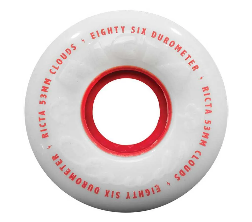 Ricta Clouds Red 86A Wheels 55mm