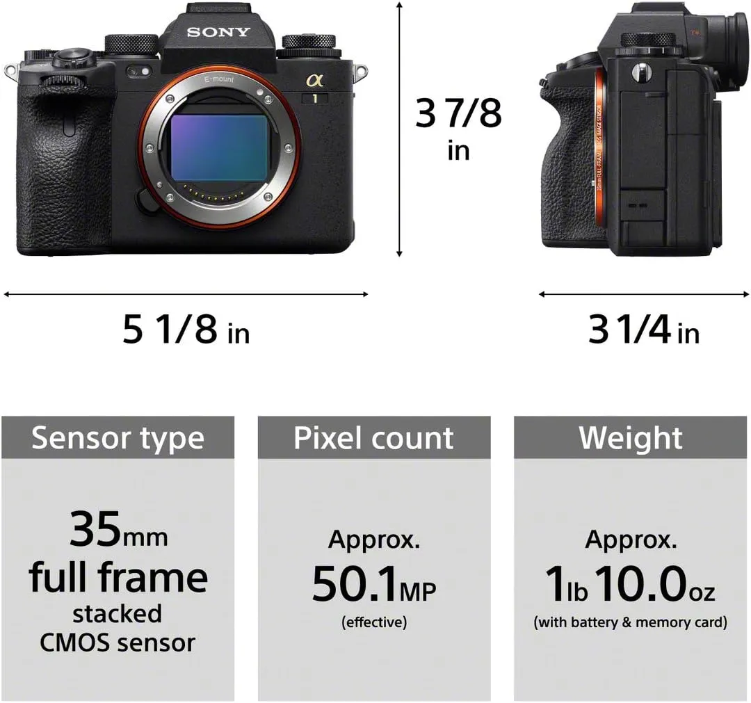 Sony Alpha 1 Full-frame Interchangeable Lens Mirrorless Camera