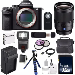 Sony Alpha a7S II a7S Mark II a7SII ILCE7SM2/B Mirrorless Digital Camera (International Model)   Sony Distagon T FE 35mm Lens Extreme Bundle