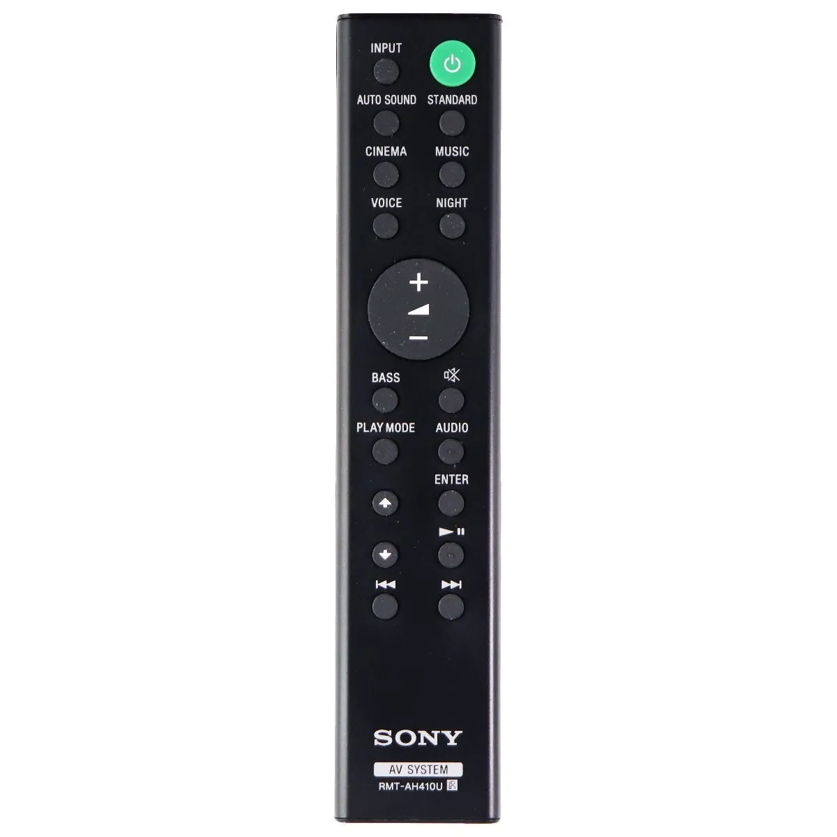 Sony Remote Control (RMT-AH410U) for HT-S200F Sony Sound Bar - Black