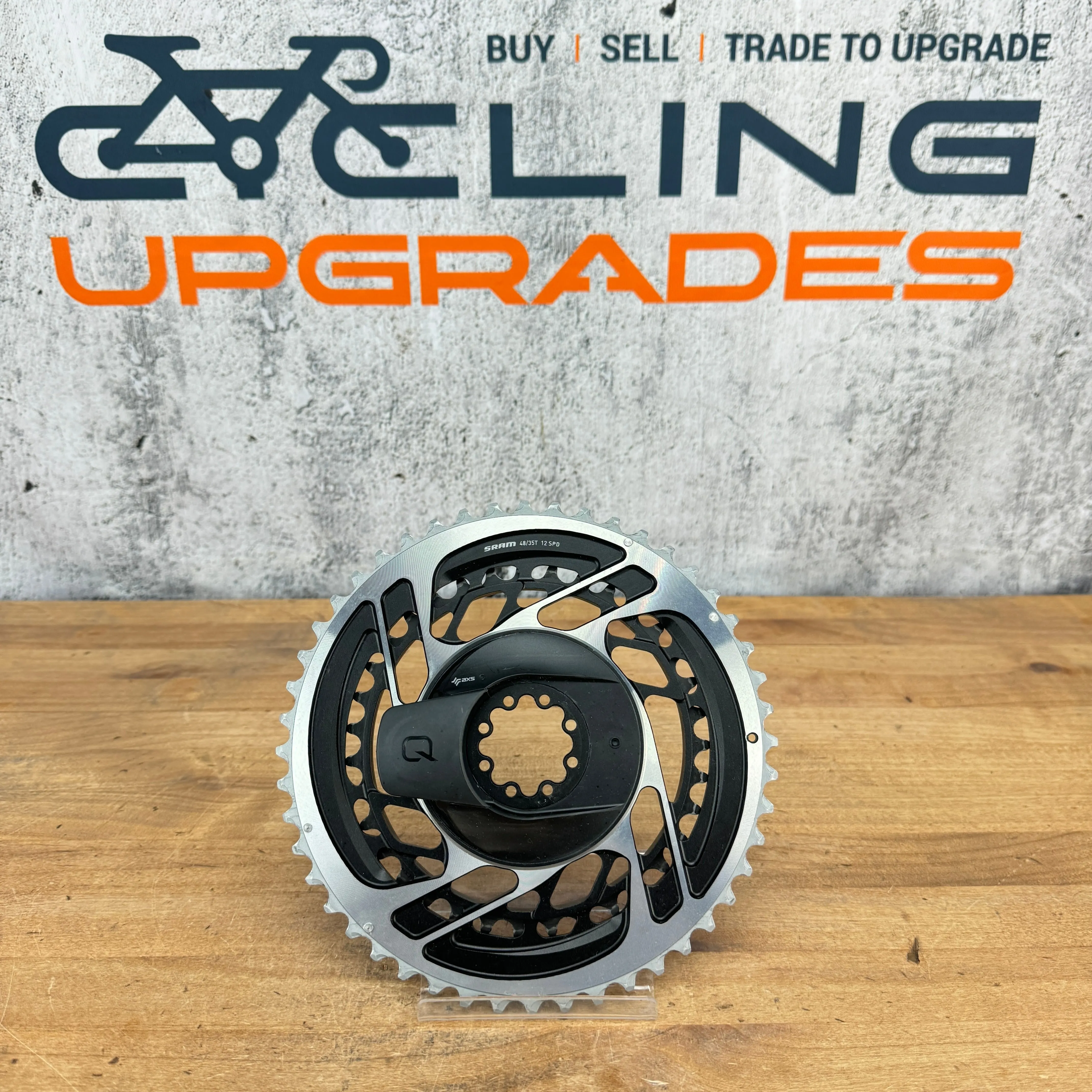 SRAM Red AXS 48/35t 12-Speed 8-Bolt Quarq Power Meter Chainring Set 265g