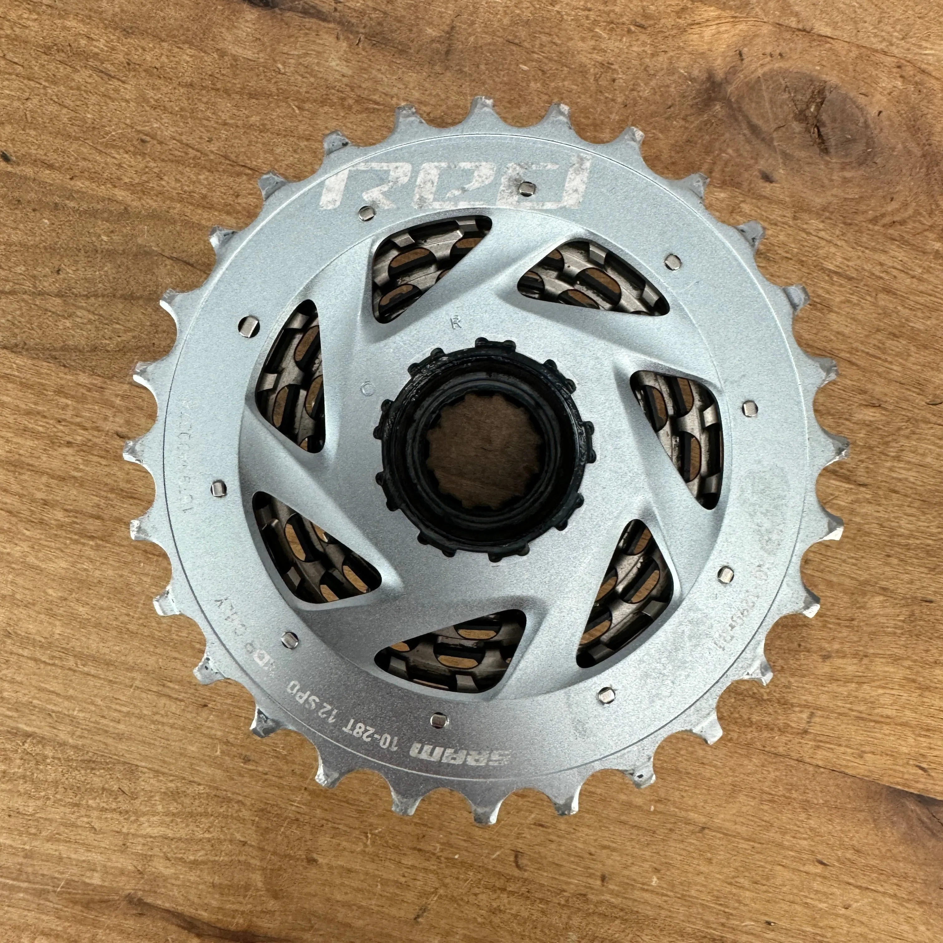 SRAM Red AXS D1 XG-1290 10-28t 12-Speed Bike Cassette 185g "Typical Wear"