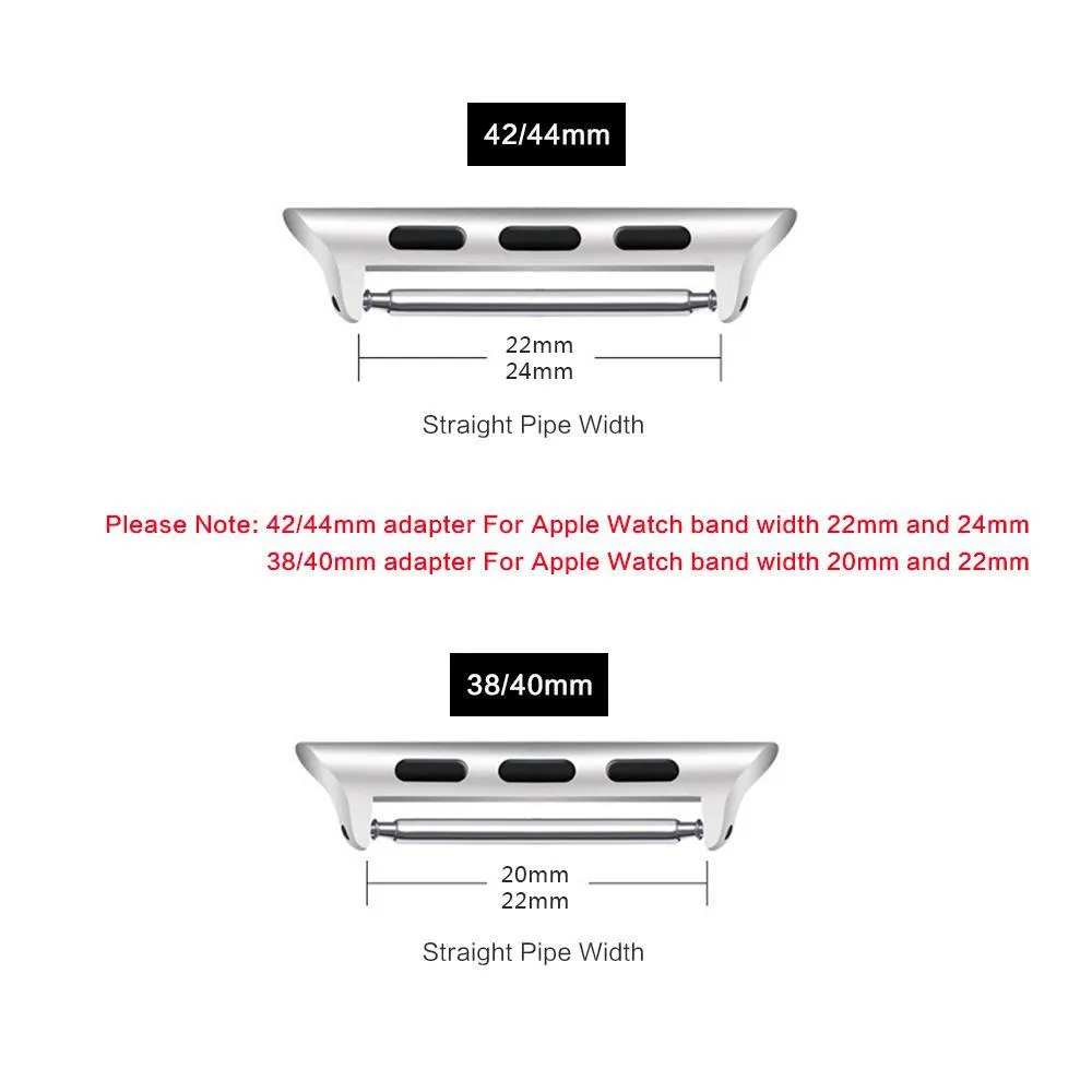 Stainless Steel Adapter 1:1 Watchband Replacement DIY Strap Connector