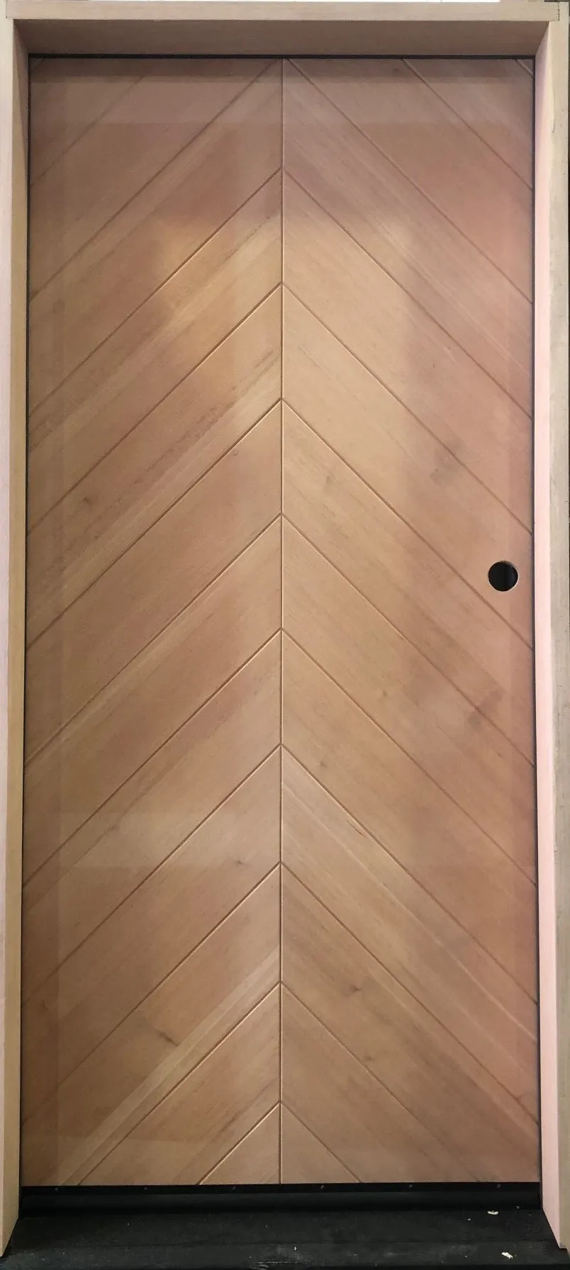 Theo - Exterior Modern Solid Wood Pivot Door