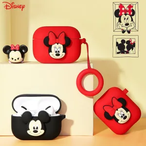 UKA Disney Shockproof Apple AirPods Pro&2&1 Silicone Case Cover with Ring Strap