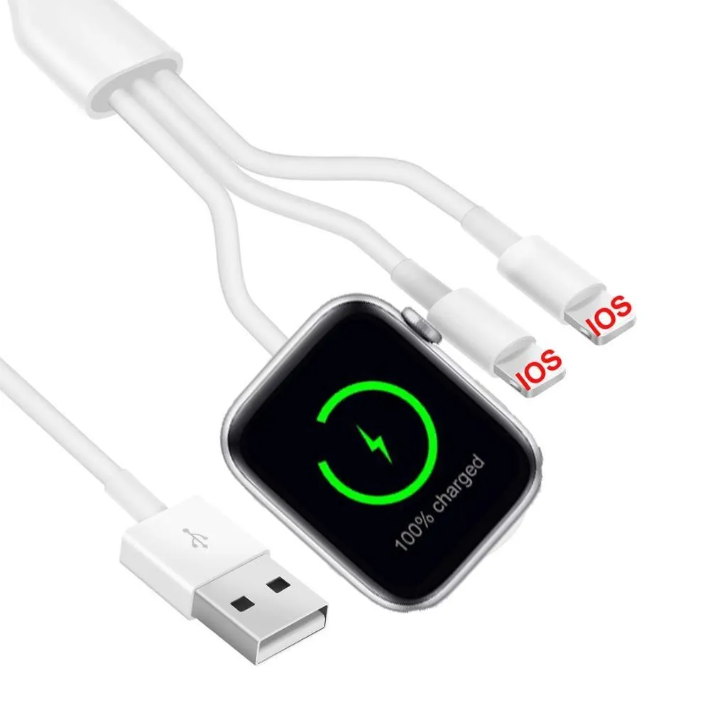 Wireless Charger 3 in 1 Series 6 5 USB Charging Cable QI Dock Station