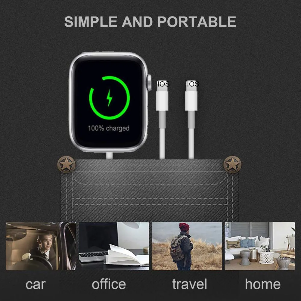 Wireless Charger 3 in 1 Series 6 5 USB Charging Cable QI Dock Station